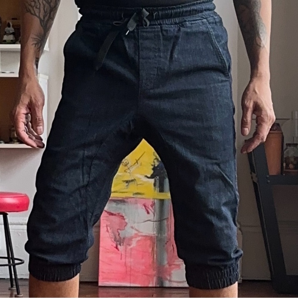 Neoblue Stretch Denim Cropped Short